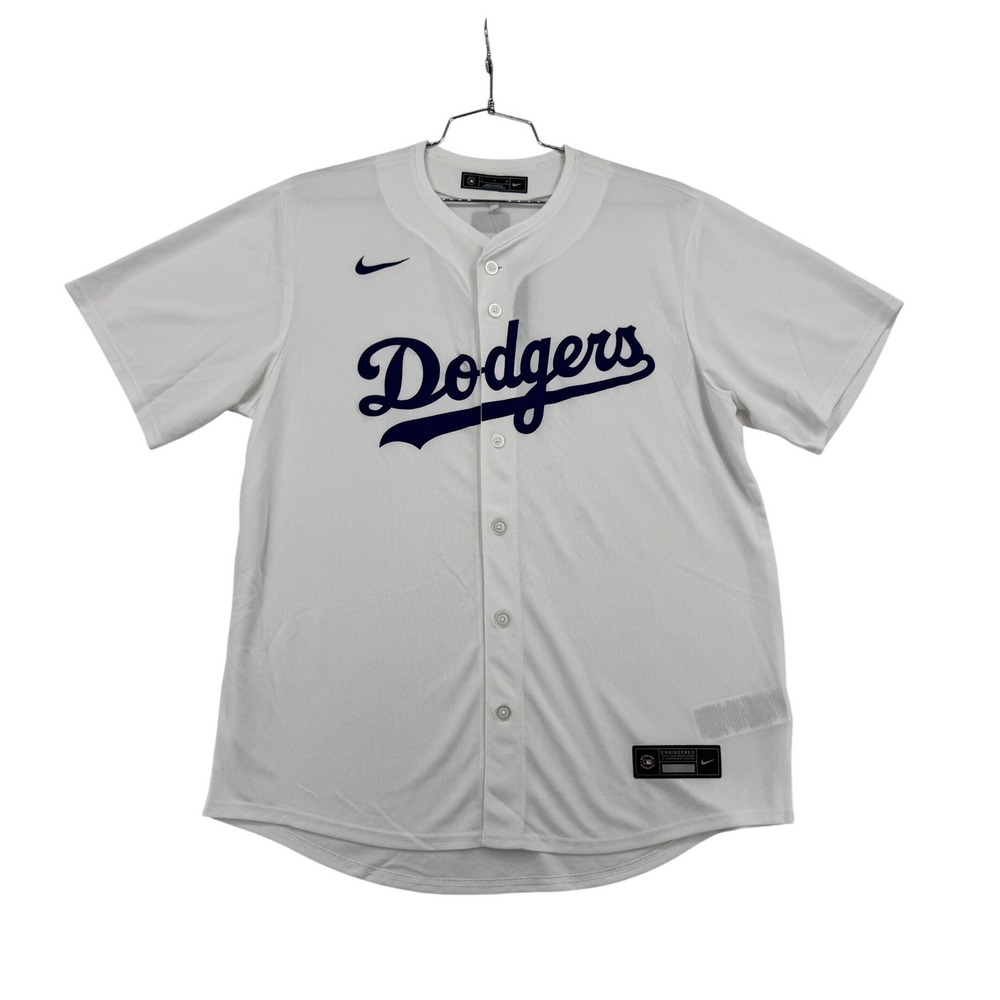 Nike Los Angeles Dodgers Baseball Jersey Mens Large White NWT MLB